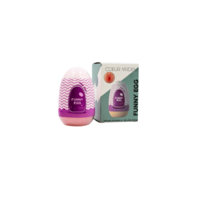 Gaine Masturbatrice Réutilisable FUNNY EGG – Design Réaliste Vagin lèvres charnus